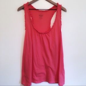 Old Navy Pink Ruffled Tank Top, XXL